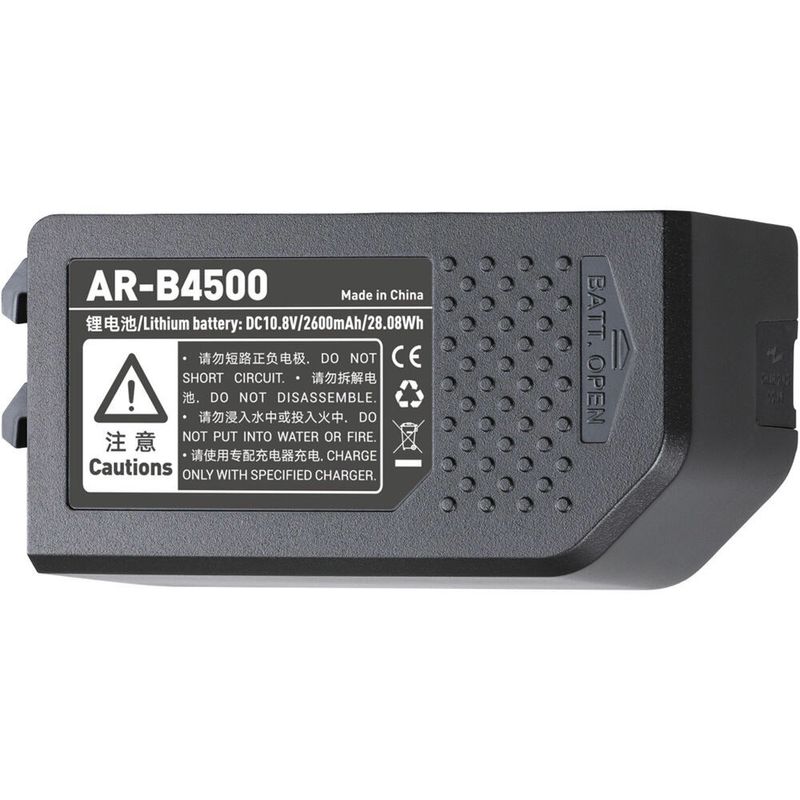 Batteri för Godox Witstro Ringblixt AR400