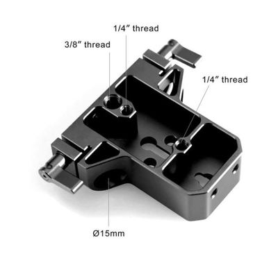 SmallRig Baseplate with Dual 15mm Rod Clamp 1674