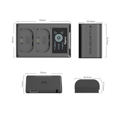Kit med Laddare & 2st Batterier LP-E6NH