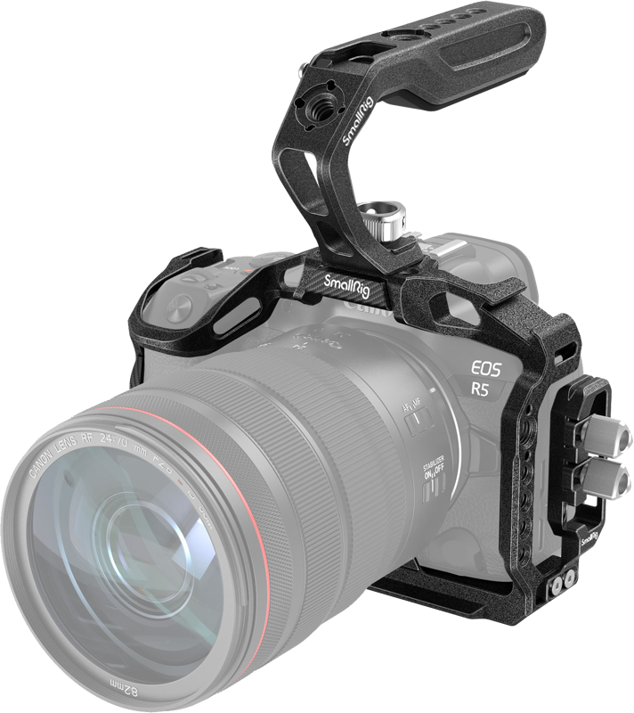 Bur + toppgrepp för Canon EOS R5 & R6 Black Mamba
