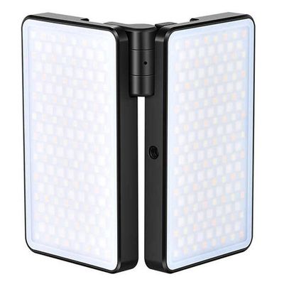 Vikbar LED-panel med RGB