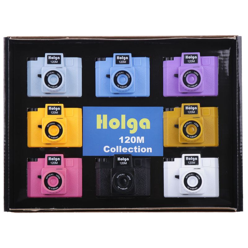 Holga 120M - Set med 8 i olika färger