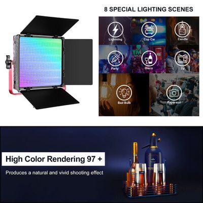 LED-paneler i videokit (3 x 50W)