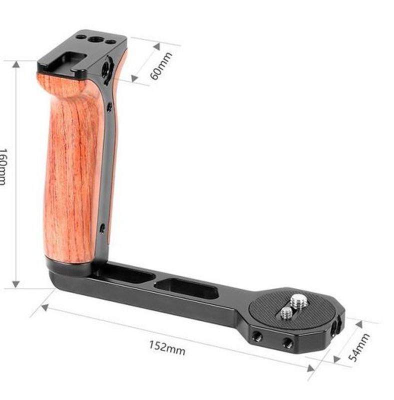 SmallRig Wooden Side Handle for DJI Ronin-S/SC & ZHIYUN CRANE 2S/2/V2 & MOZA Air 2/AirCorss 2 Gimbals BSS2222