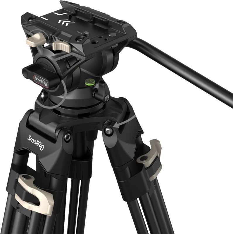 Videostativ Heavy Duty med Fluid videohuvud AD-01