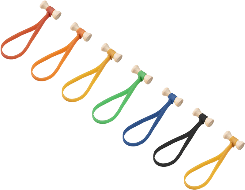 Kupo Elastic Cable tie 5" -10st i Blandade färger