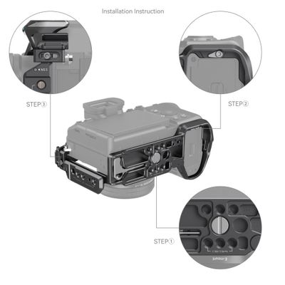 Bur "Rhinoceros" med topphandtag och kabelklämma för Sony A7R V / A7 IV & A7S III