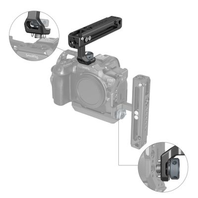 Justerbart topphandtag med ARRI-fäste