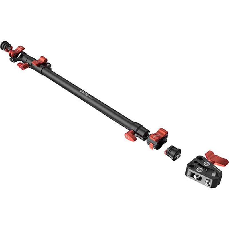 Teleskopisk Support Rod med Pipe Clamp