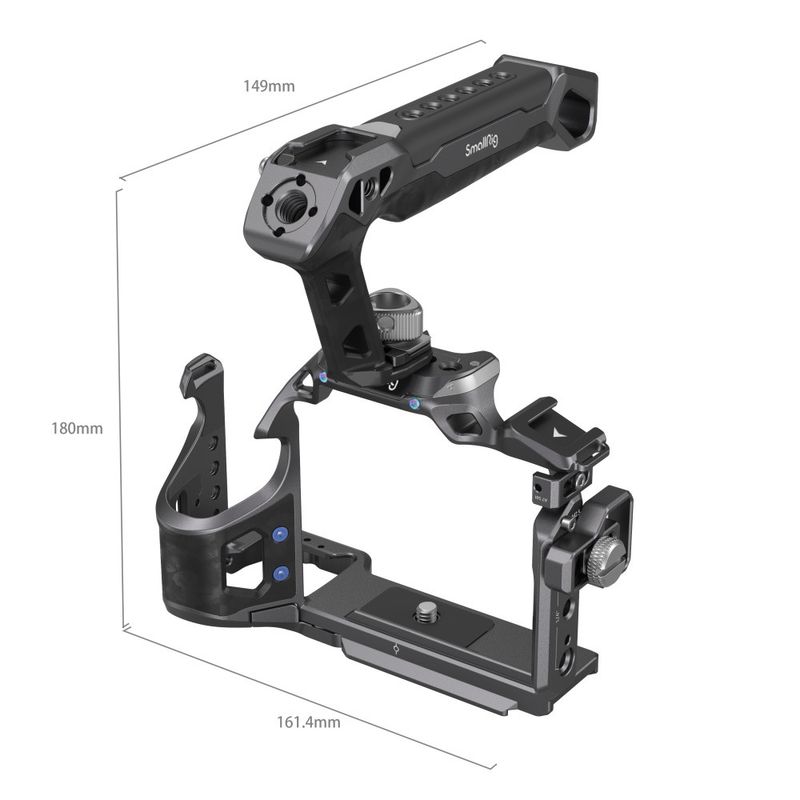 Bur "Rhinoceros" med topphandtag och kabelklämma för Sony A7R V / A7 IV & A7S III