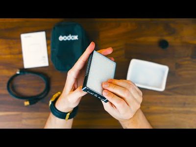 Godox C5R Liten magnetisk LED-panel med RGB som kan styras via app