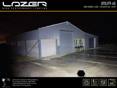 Lazer Utility 45w LED Slimline Arbetslampa