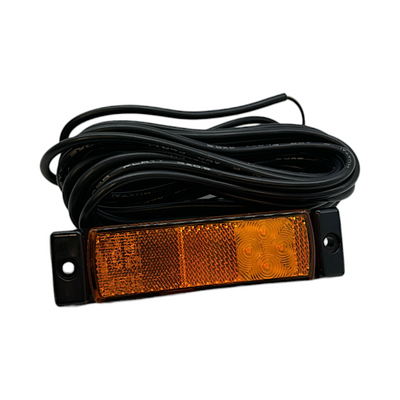 Sidomarkering 4 LED Orange Med Reflex