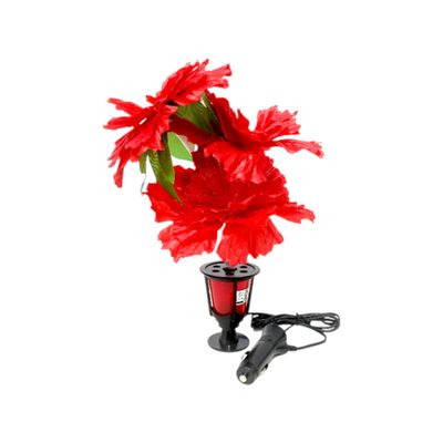 LED Blomma Röd