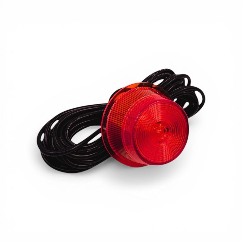 Positionsljus Retro Röd LED Gummiarm