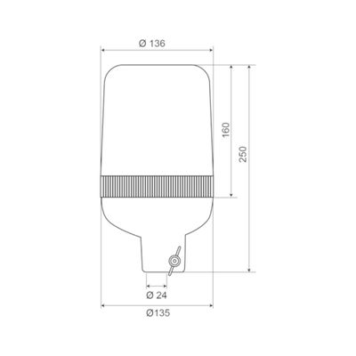 Rotating Warning Light AEB 595