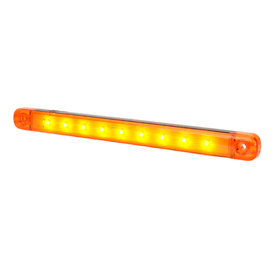 Sidomarkering Slim Orange 9 LED