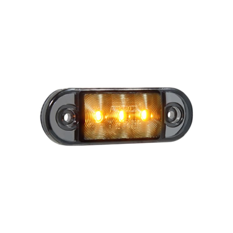 Sidomarkering Orange 3 LED Smoke
