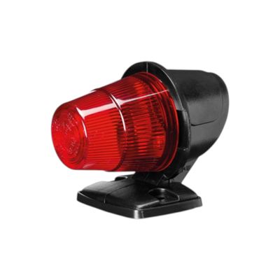 Taklampa Old School BA15s Röd