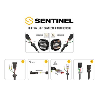 Lazer LED Sentinel 9" Vit Elite