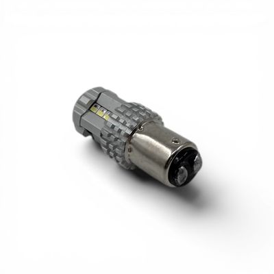 BAY15d LED 12/24V Xenonvit & Röd Dual Color