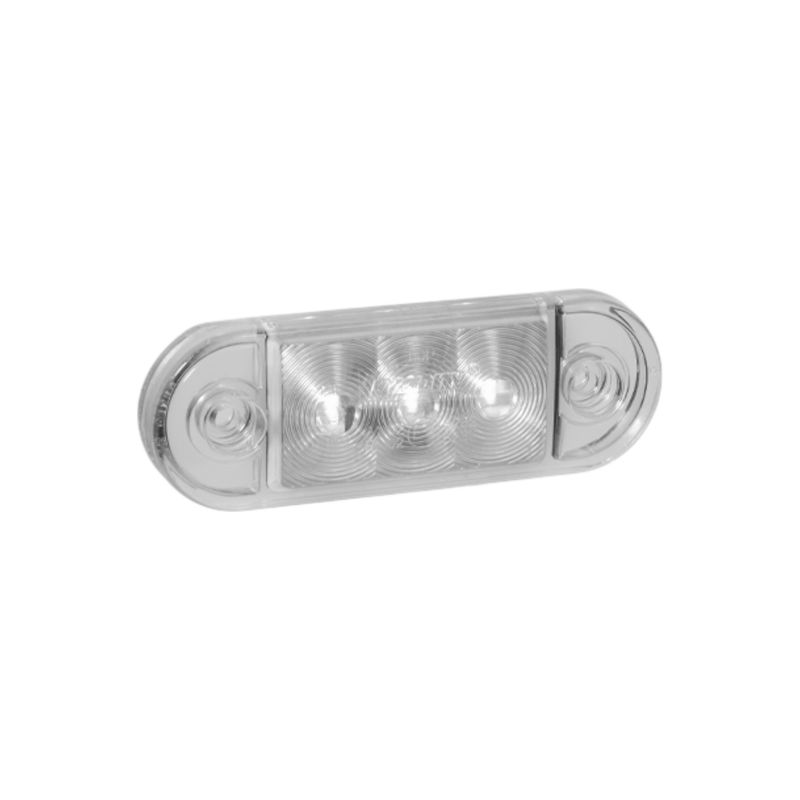 Positionsljus Vit 3 LED Klarglas