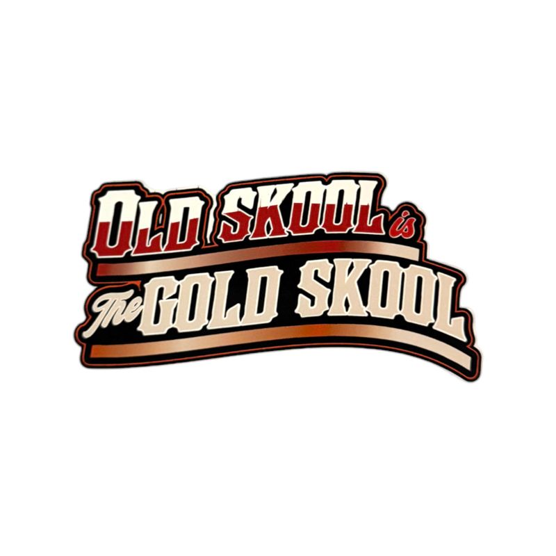 Dekal Old Skool Gold Skool