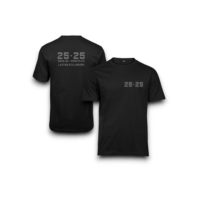 25•25 T-Shirt Barn - Logo Fram & Bak