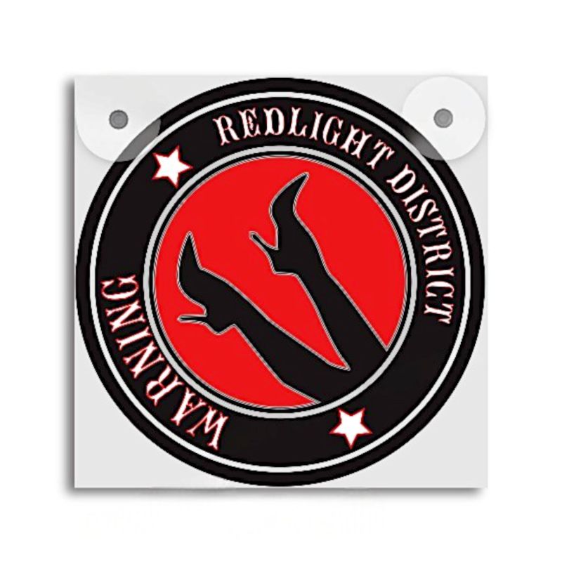 Ljusbox Warning Red Light District