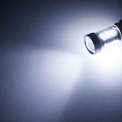 BA15s LED 12/24V Xenon White