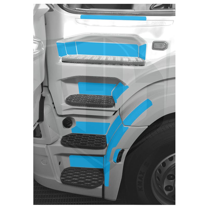 Instegsskydd Förarsida Scania NextGen S-serie