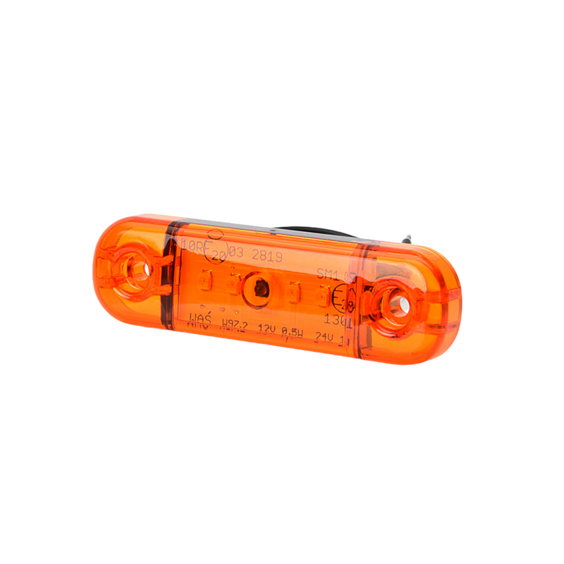 Sidomarkering Slim Orange 5 LED