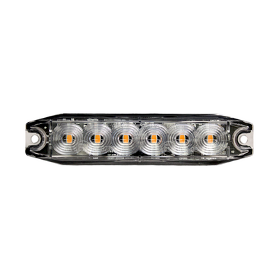 Blixtljus Slim 6 LED 12/24V