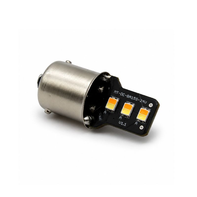 BA15s LED Dual Color 24v