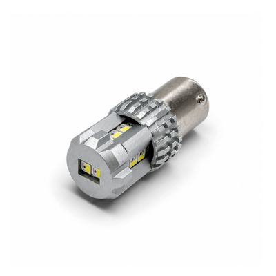 BAY15d LED 12/24V Xenonvit & Röd Dual Color