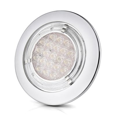 Baklampa LED Bak/Backljus 24V Klarglas