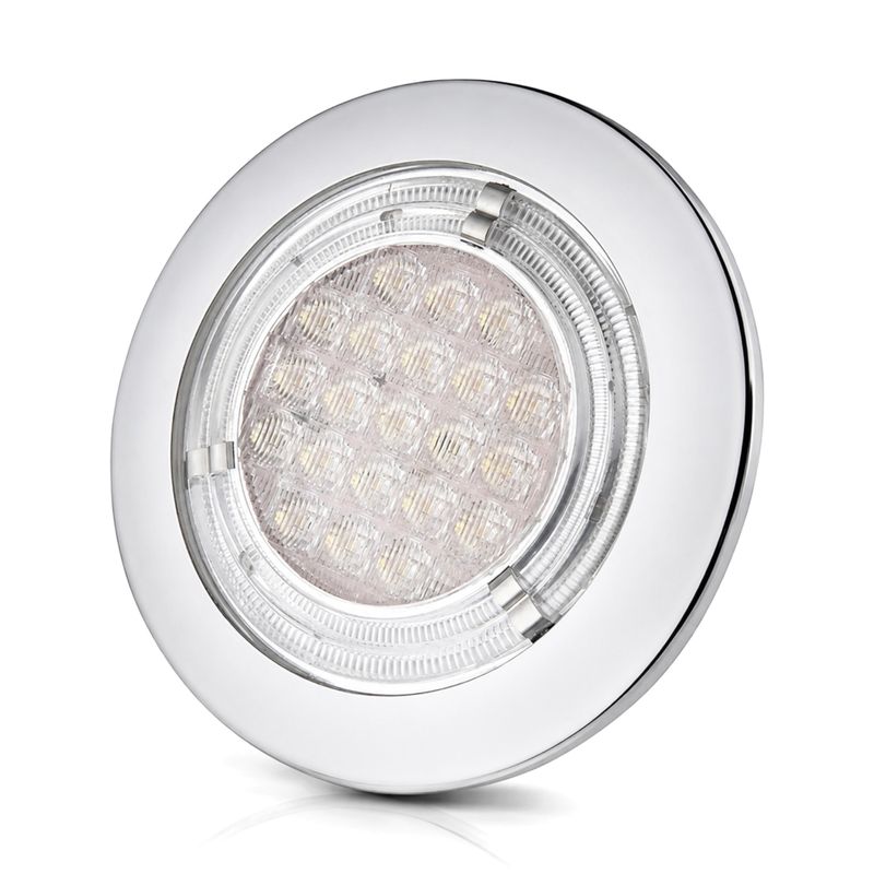 LED Tail Light Rear/Reverse Light 24V Clear Lens