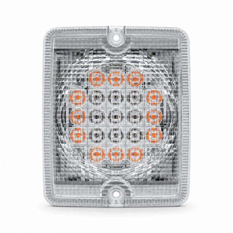 LED Tail Light Rear/Brake/Indicator Light Clear Lens