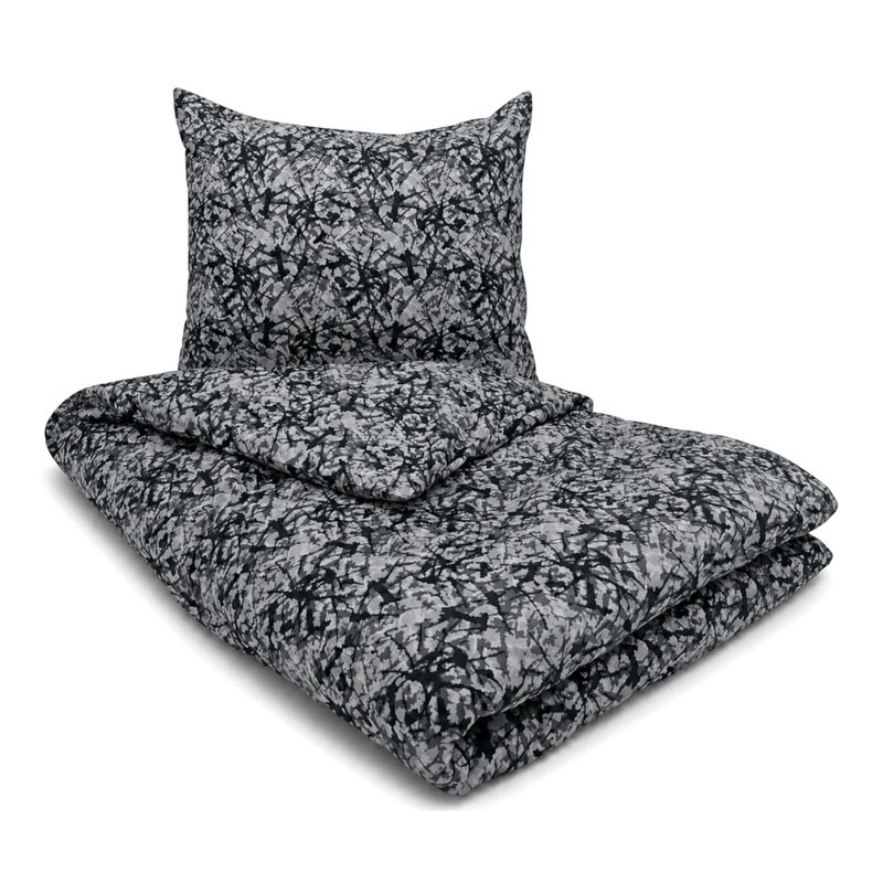 Danish Plush Bed Cover Grey 140x200