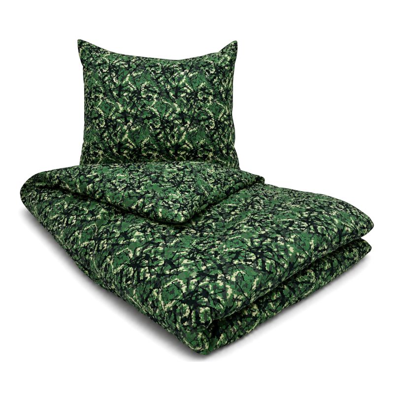 Danish Plush Bed Cover Green 140x200