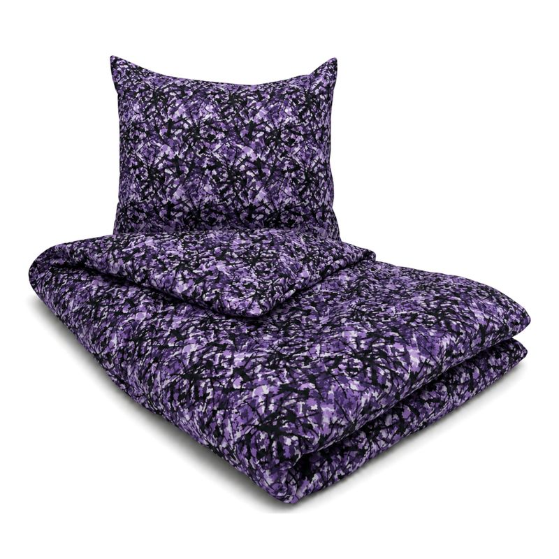 Danish Plush Bed Cover Purple 140x200