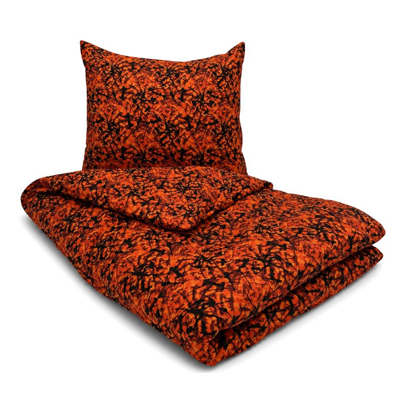 Danish Plush Bed Cover Red 140x200