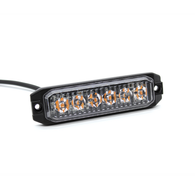 Blixtljus Strobe Slim 6 LED 12/24V