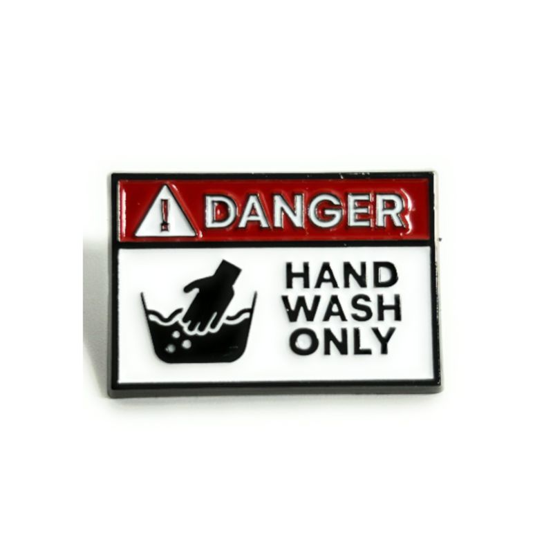 Pin Hand Wash Only