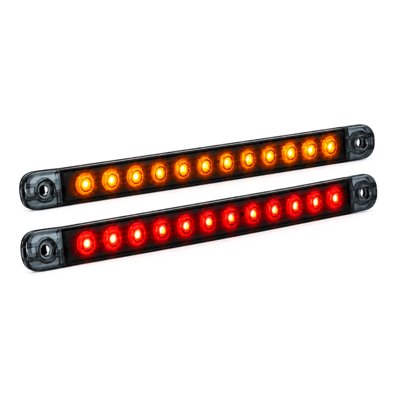 Strands Dark Knight Baklampa Slim 12 LED