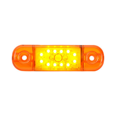 Sidomarkering Slim Orange 12 LED