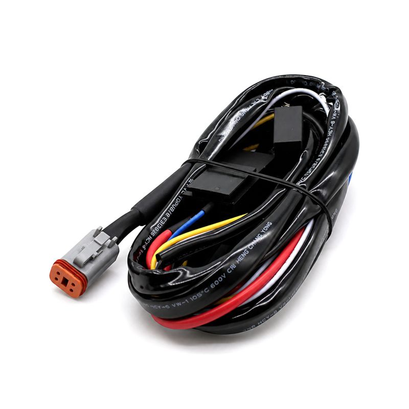 Wiring Harness Auxiliary Light 1x 4-pin DT Connector