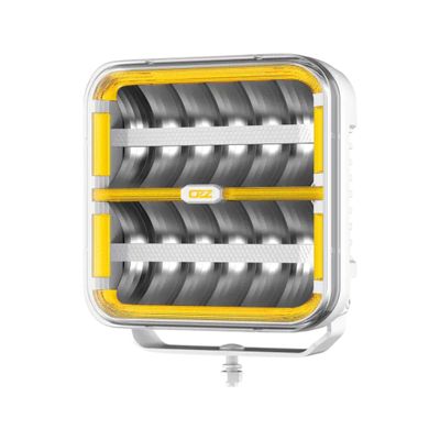 OZZ SQR 9" LED Extraljus Vit