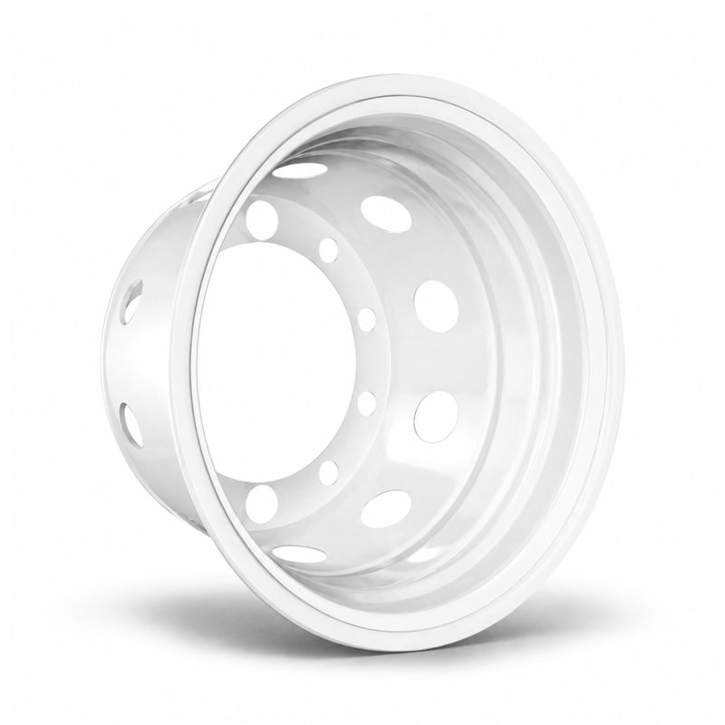 Hjulsida 22.5" x 9" 10-Bult Vit