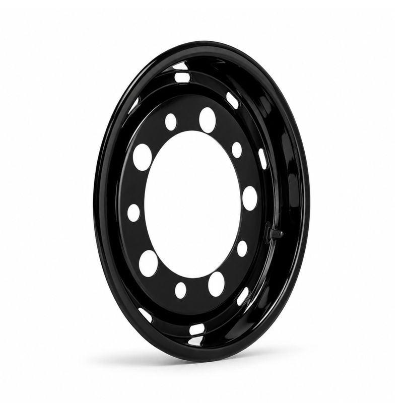 Hjulsida 22.5" x 11.75" 40mm Fram Svart